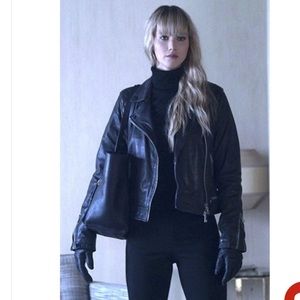 Michael Kors Genuine (Holiday Collection) Black Leather Jacket